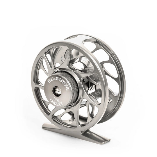 Yellowstone Grizzly Fly Reel - 3/4 Gray | Jackson Hole Fly Company