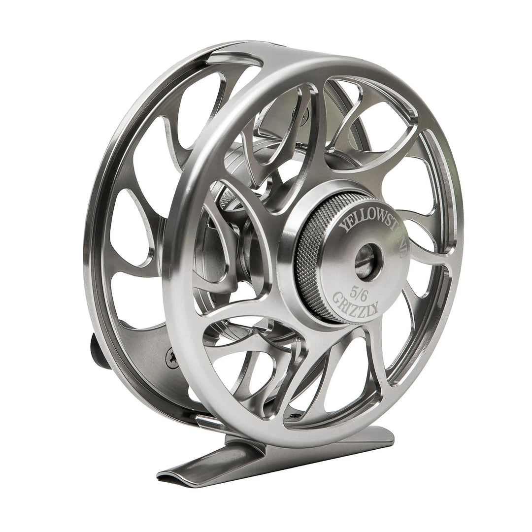 Yellowstone Grizzly Fly Reel - 5/6 Gray | Jackson Hole Fly Company