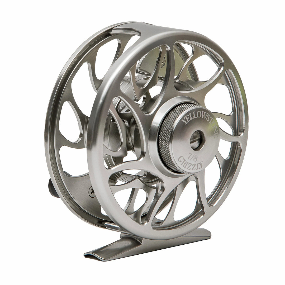 Yellowstone Grizzly Fly Reel - 7/8 Gray | Jackson Hole Fly Company