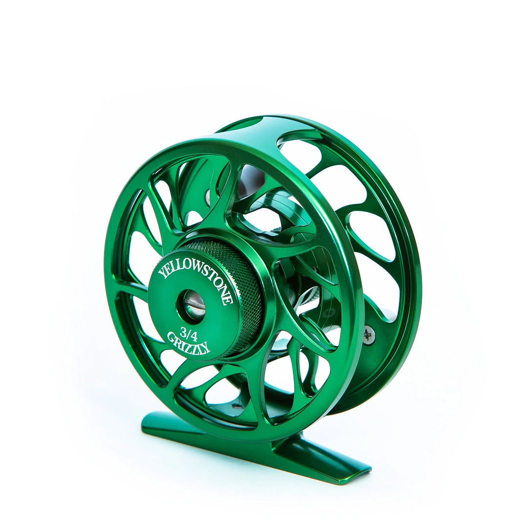 Yellowstone Grizzly Fly Reel - 3/4 Green | Jackson Hole Fly Company