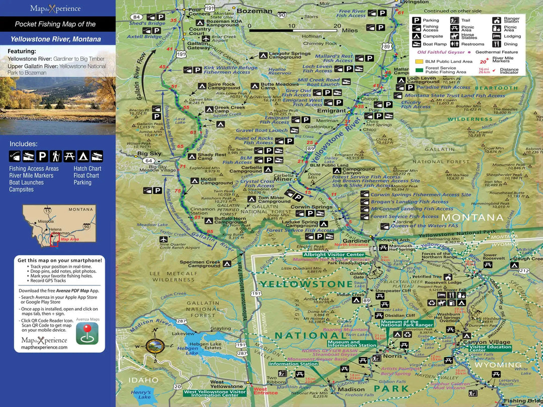 Western Rivers Folding Fly Fishing Maps by Map the Xperience