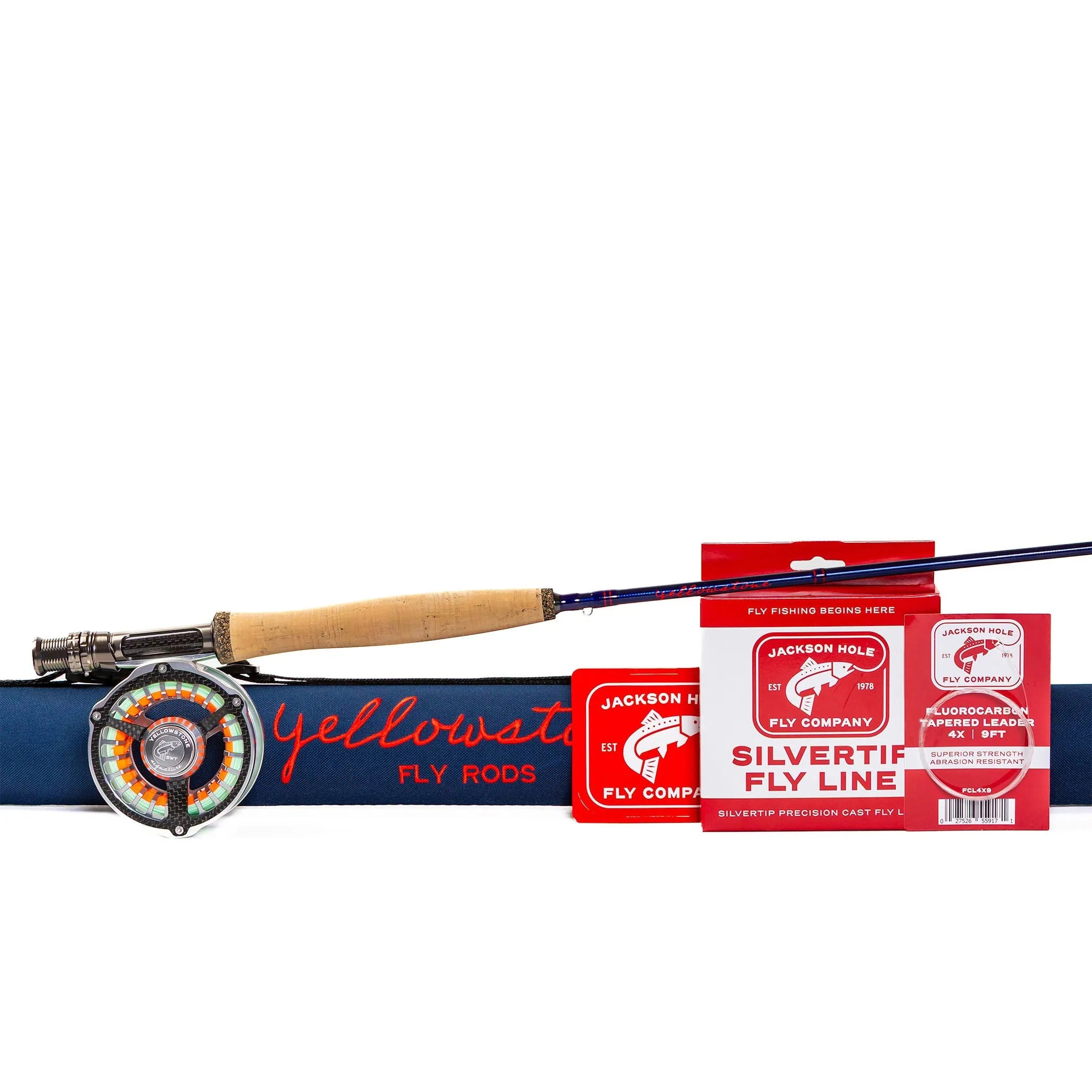 Silvertip Entry Level Fly Rod Combo Fly Reel Fly Fishing Rod And