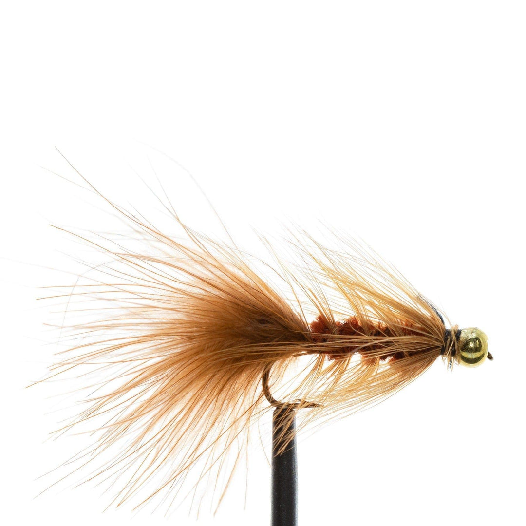 Beadhead Wooly Bugger - Brown - Flies, Streamers, Wooly Bugger | Jackson Hole Fly Company