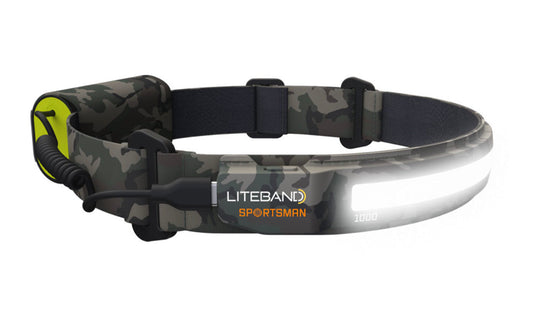 PRO 1000 Lumen LED Wide Beam Rechargeable Headlamp
