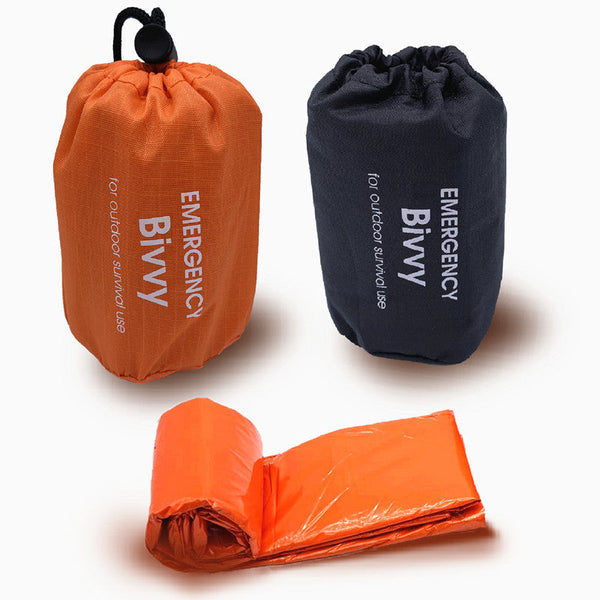 best emergency bivvy bag for rain Sleeping Survival Bag 3 Pack | Thermal Waterproof Mylar Bivy Sack Adults compact design MODERN NEEDS Emergency Sleeping Bag