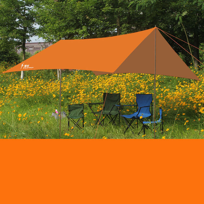 orange outdoor easy up tent Orange Sun Shade Camping Canopy Tent for Ultimate Outdoor Protection