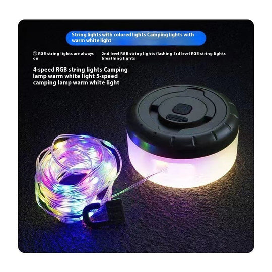 Multifunctional Camping Lantern - Bright, Versatile Light for Outdoor Adventures