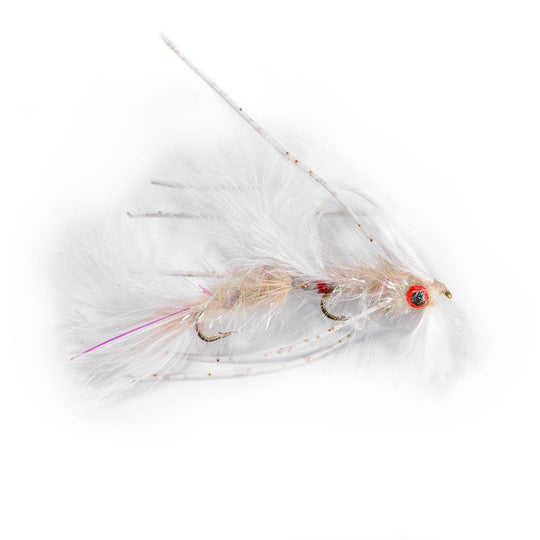 White Circus Peanut - articulated, flies, Streamers, trout streamers | Jackson Hole Fly Company