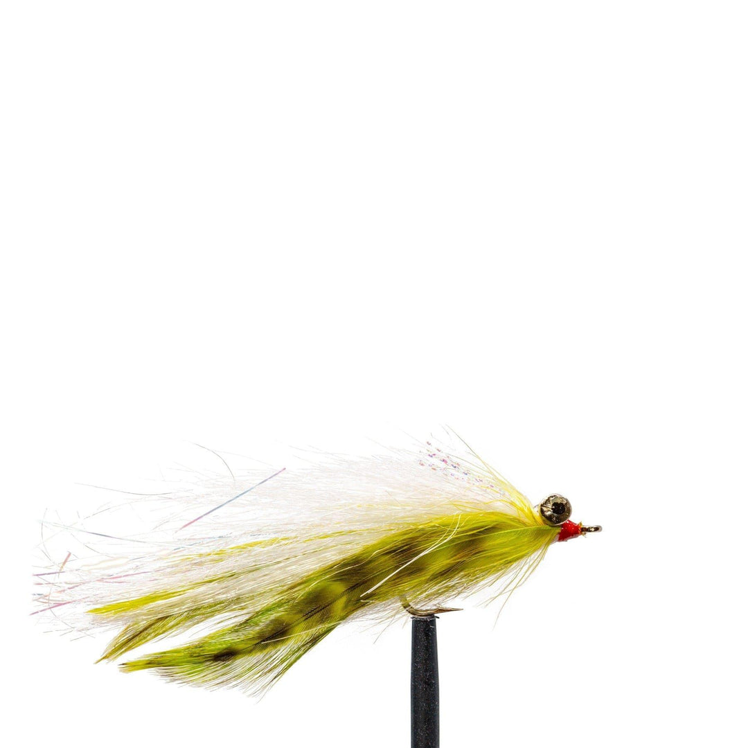 Chartreuse/ Kreelex DNA Clouser - flies, Saltwater, streamers | Jackson Hole Fly Company