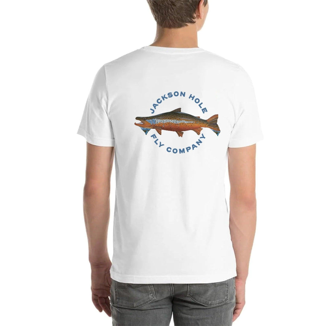 Jackson Hole Fly Company Piper Nunn x JHFLYCO: Brown Trout Ring Tee w/ Front Logo Apparel