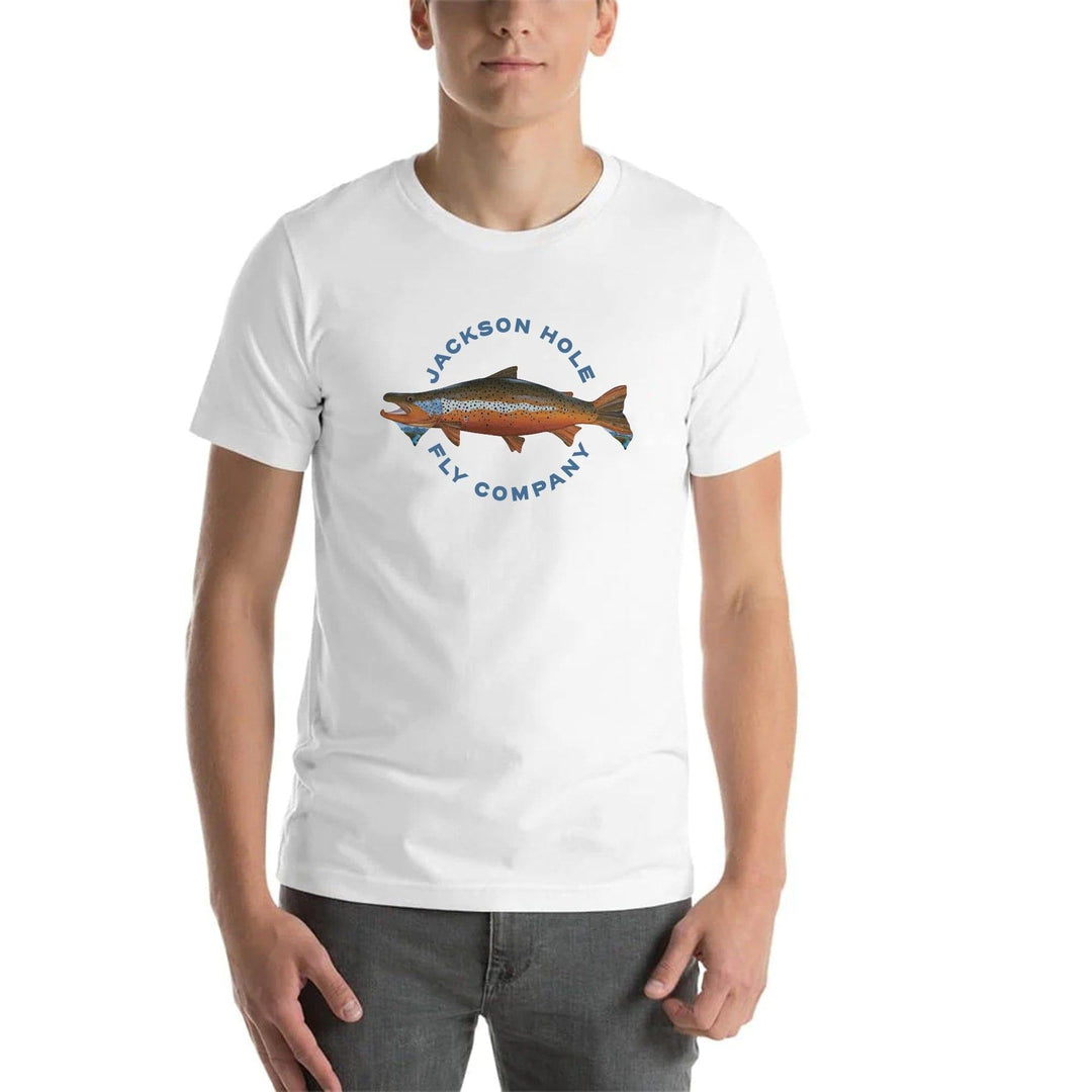 JHPKJDead Drift Fly Retro Buffalo Fish Wyoming Fly Fishing T-Shirt