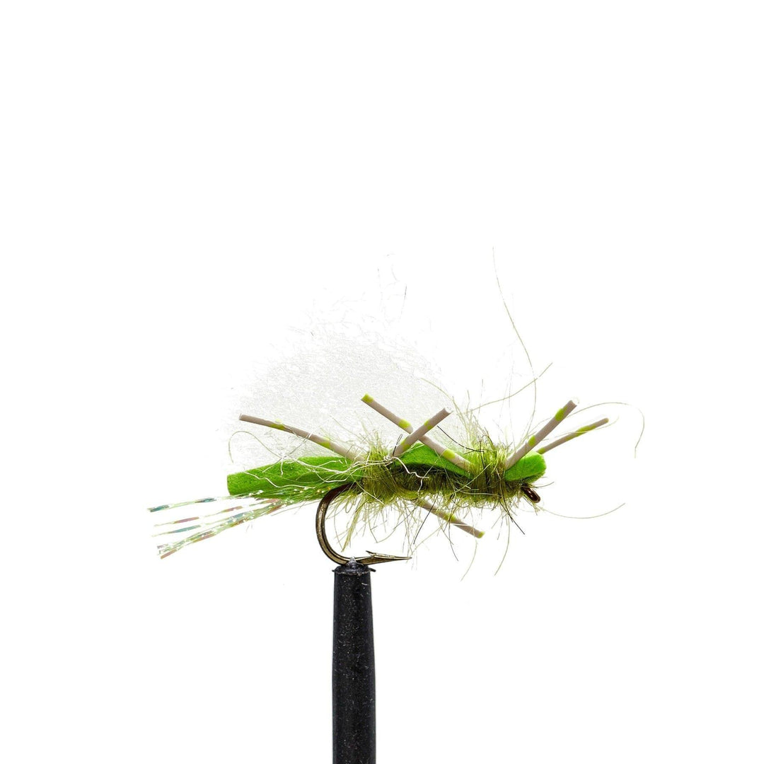 Light Green (Katydid) Micro Chubby - flies, terrestrials | Jackson Hole Fly Company