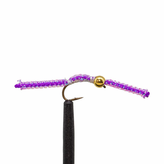 Sparkle Worm Purple – Beaded Worm Fly | JHFLYCO – Jackson Hole Fly Company