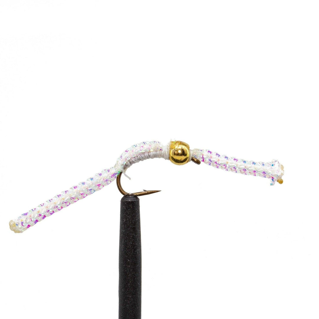 Sparkle Worm - White - flies, worms | Jackson Hole Fly Company