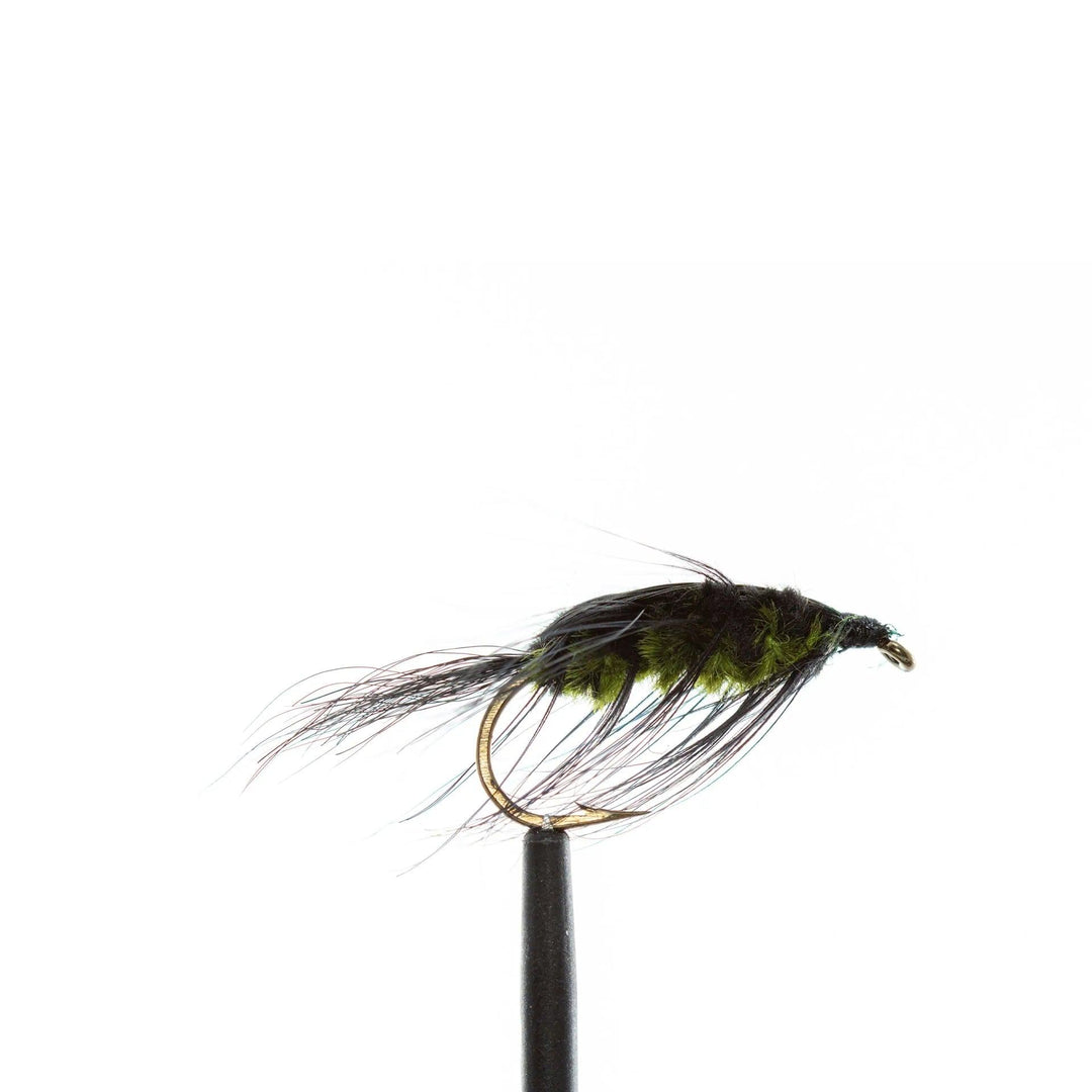 Spring Wiggler Olive/ Black Varigated - Flies, Nymphs | Jackson Hole Fly Company