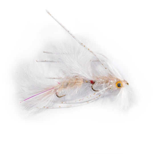 White Circus Peanut - articulated, flies, Streamers, trout streamers | Jackson Hole Fly Company