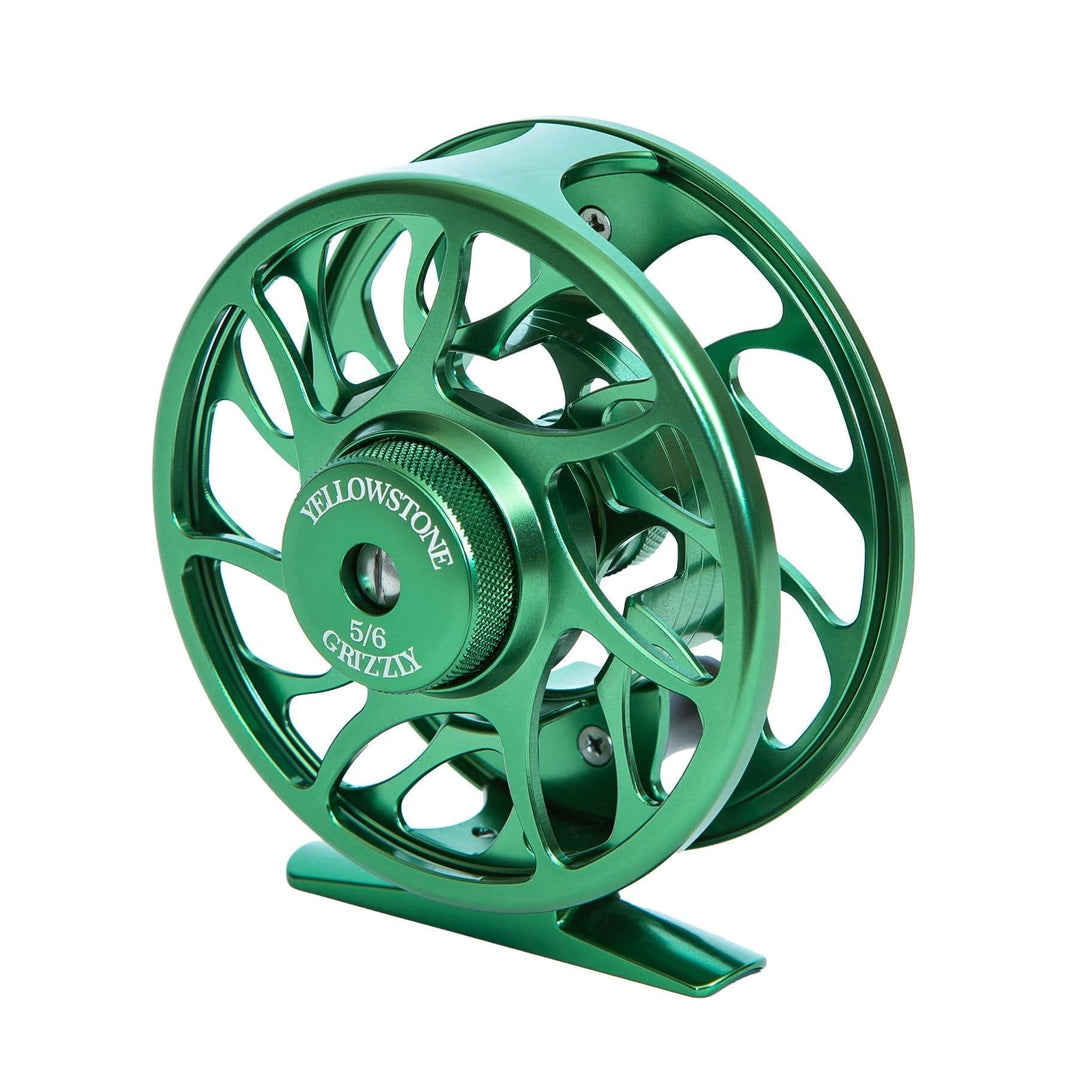 Yellowstone Grizzly Fly Reel by Jackson Hole Fly Company 3/4wt / Green