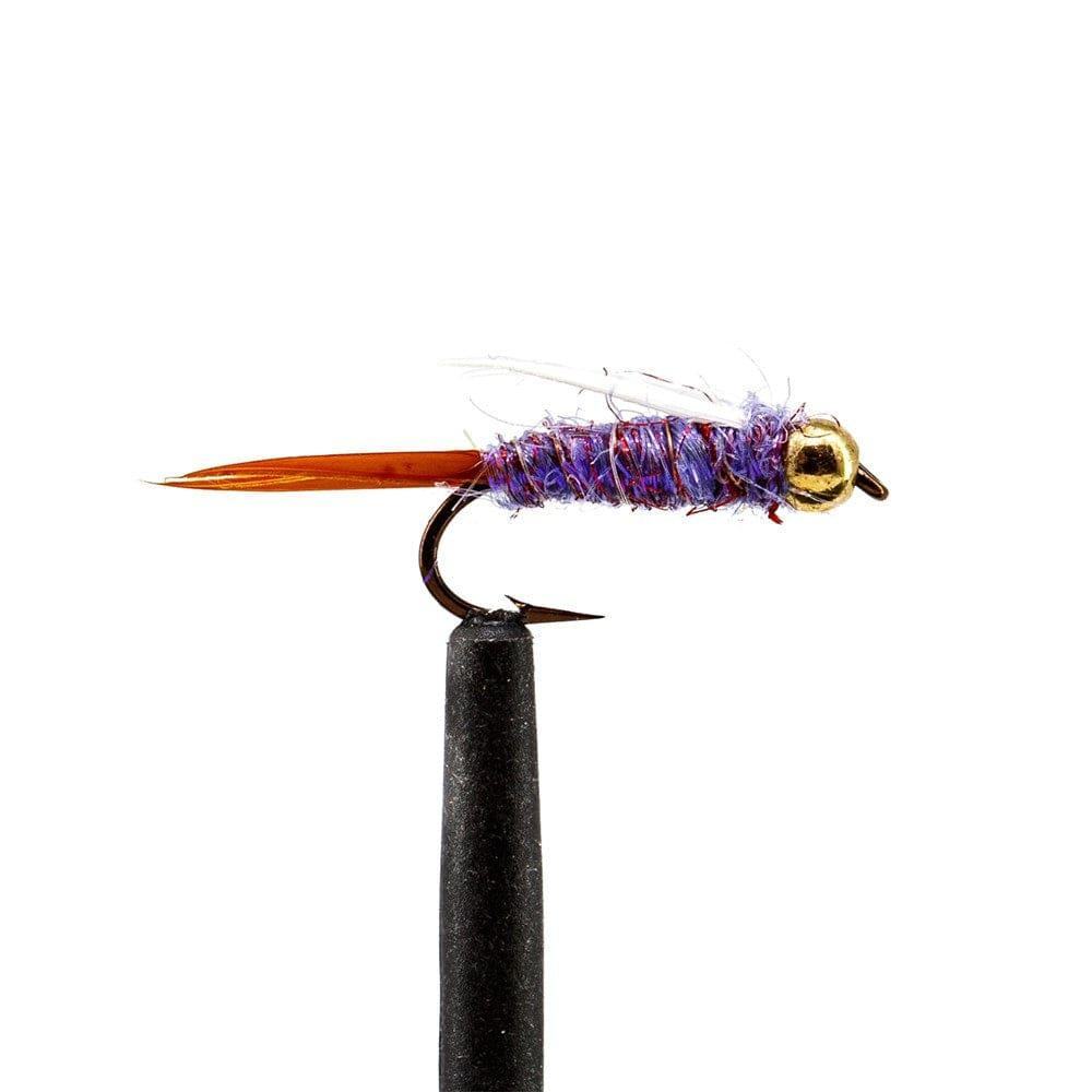 Beadhead Flash Purple Prince Nymph - nymph, Purple | Jackson Hole Fly Company