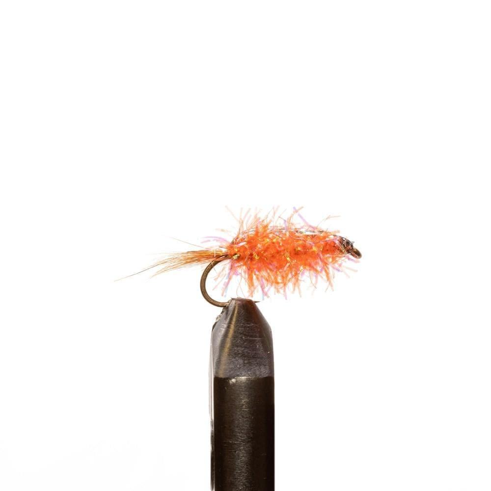 Crystal Wiggler-Estaz Salmon Orange - Flies, Nymphs | Jackson Hole Fly Company