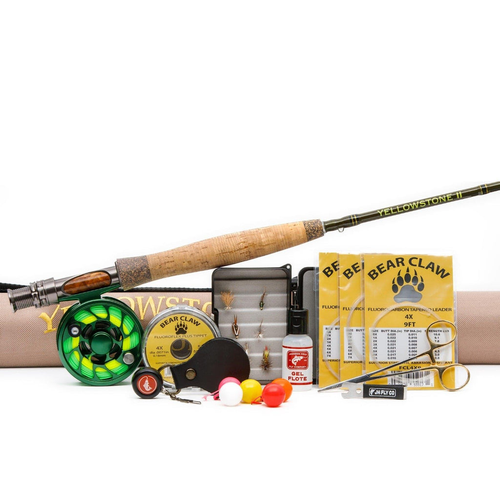Flyrod Kit Complete Fly Fishing Starter Kit 9' 5wt Rod, Reel