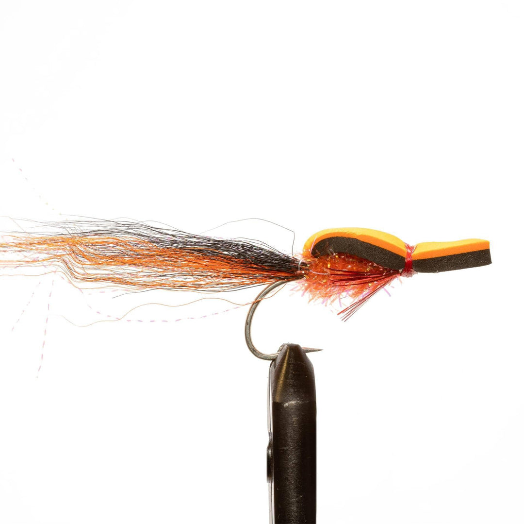 Gurgler - Orange/Black - Bass, Flies, Saltwater, Streamers | Jackson Hole Fly Company