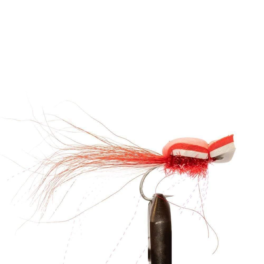 Gurgler - Red/White - Bass, Flies, Saltwater, Streamers | Jackson Hole Fly Company