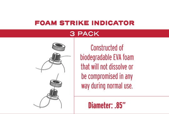 Foam Strike Indicator - 3 Pack - accessories, biodegradable, foam, strike indicators | Jackson Hole Fly Company