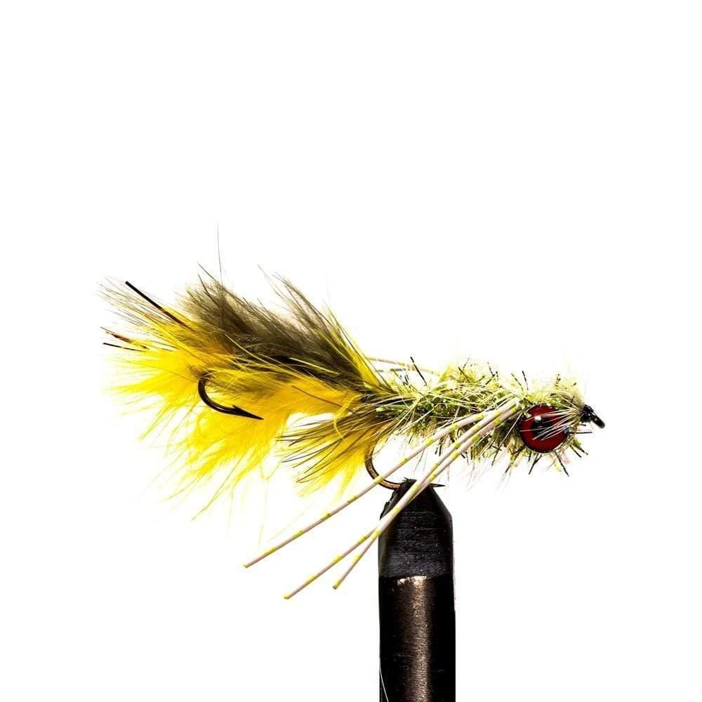 Olv/ Yellow Articulate - Flies, Salt Water, Streamers | Jackson Hole Fly Company