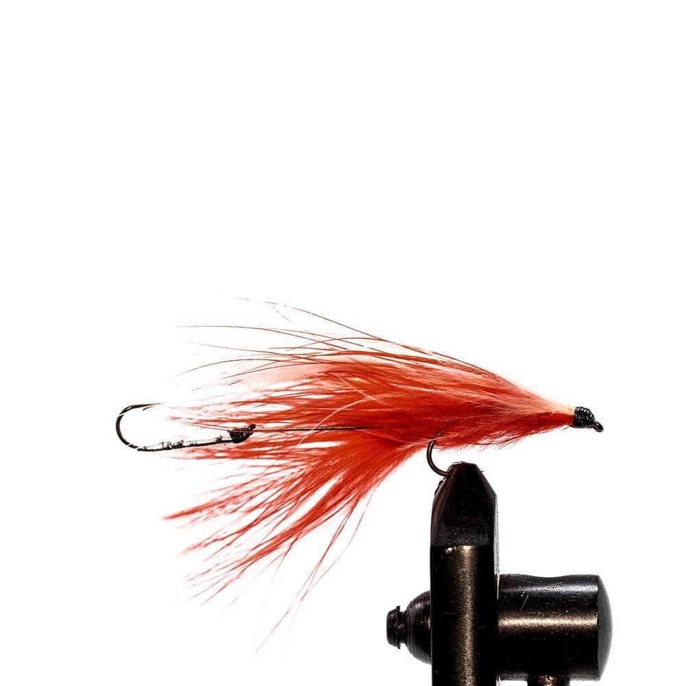 Red & White Marabou Tandem - Atlantic Salmon, Flies, Salt Water, Streamers | Jackson Hole Fly Company