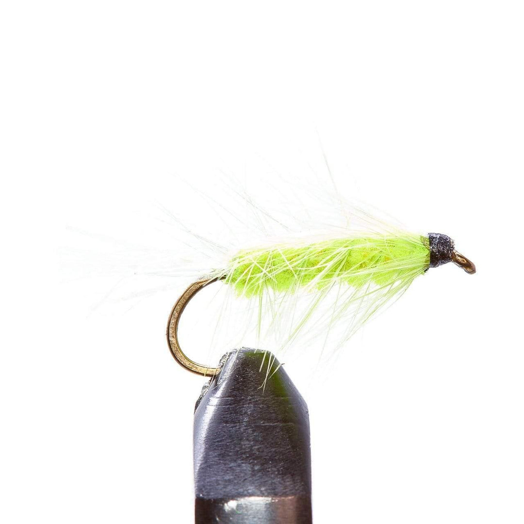 Glow Wigglers Chartreuse - Flies, Nymphs | Jackson Hole Fly Company