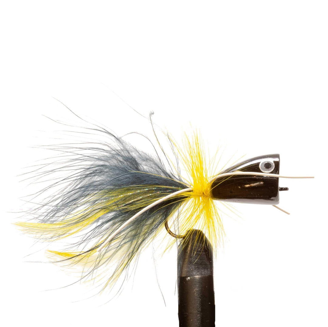 Black/ Yellow Popper Legs - Flies, Poppers | Jackson Hole Fly Company