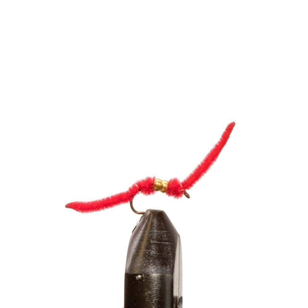 Double Bead Ultra Worm Red - Flies, Worms | Jackson Hole Fly Company