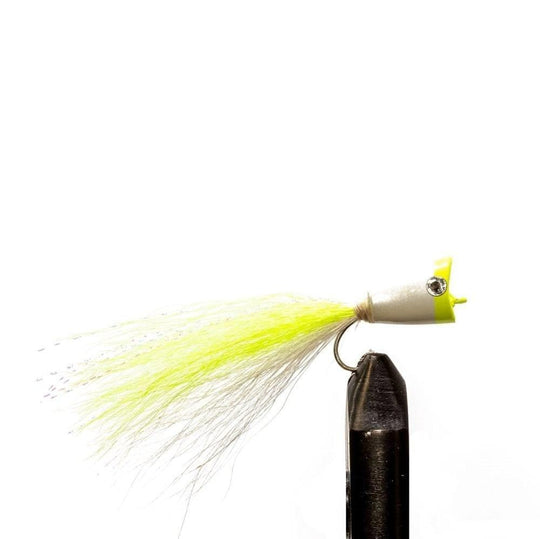 Chartreuse/ White Mini - Flies, Salt Water | Jackson Hole Fly Company