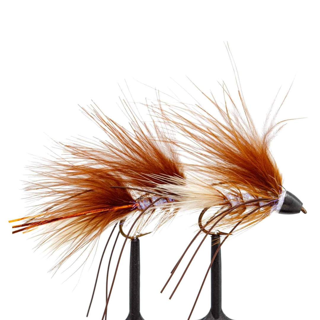 Brown/ Tan Peanut Envy - articulated, flies, Streamers, trout streamers | Jackson Hole Fly Company