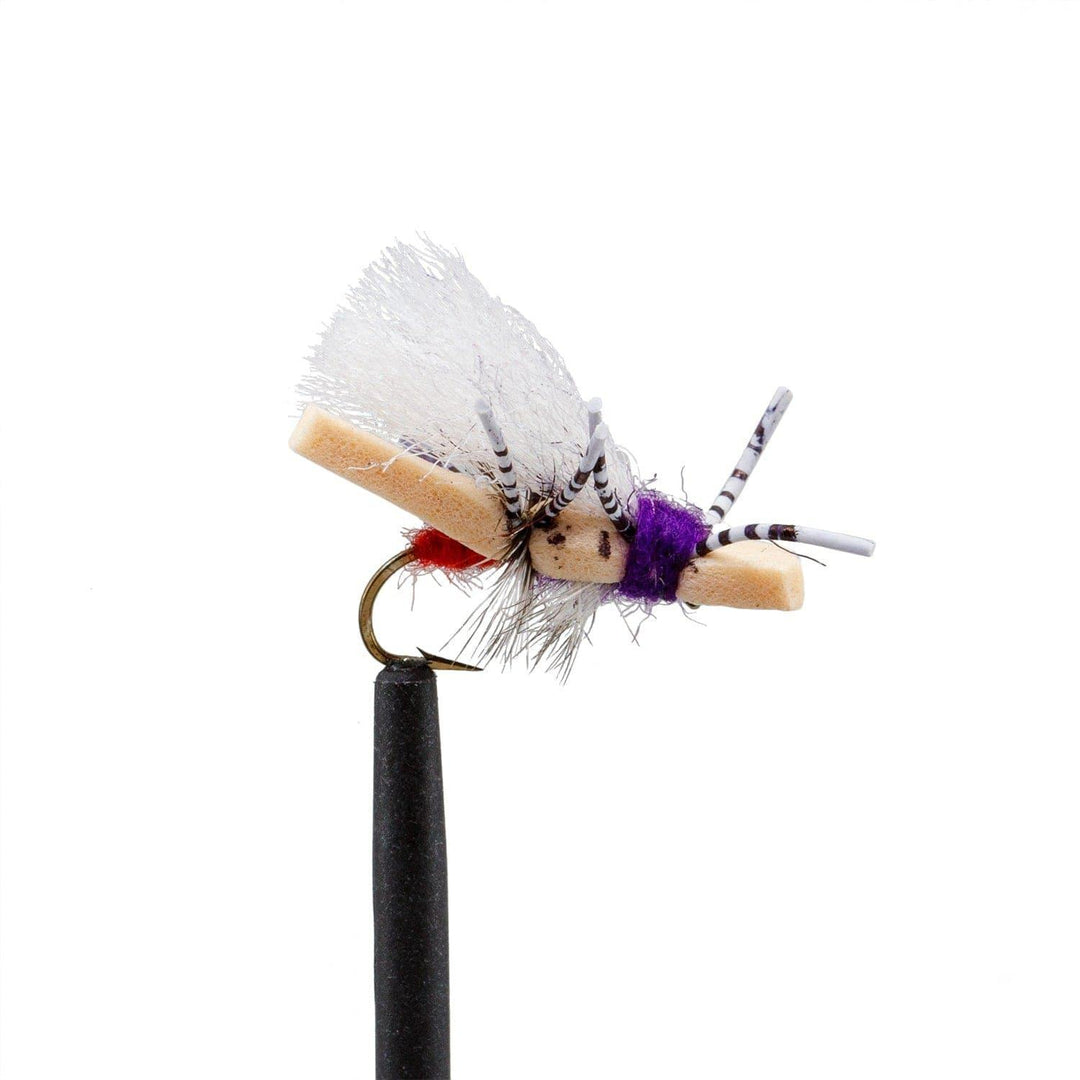 Natural/ Purple (Joker) Micro Chubby - flies, terrestrials | Jackson Hole Fly Company