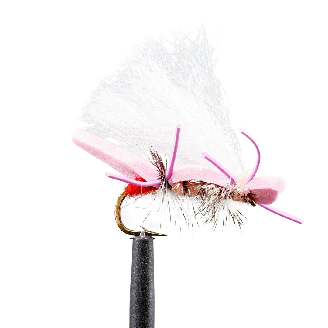 Pink (Mrs. Piggy) Micro Chubby - Dry Flies, flies, Foam, terrestrials | Jackson Hole Fly Company