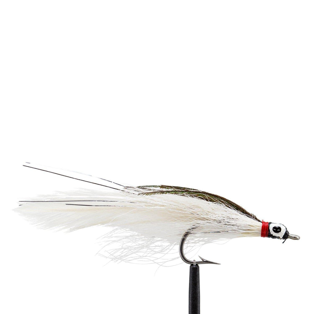 White Deceiver - Dumbbell, flies, Saltwater, streamers | Jackson Hole Fly Company