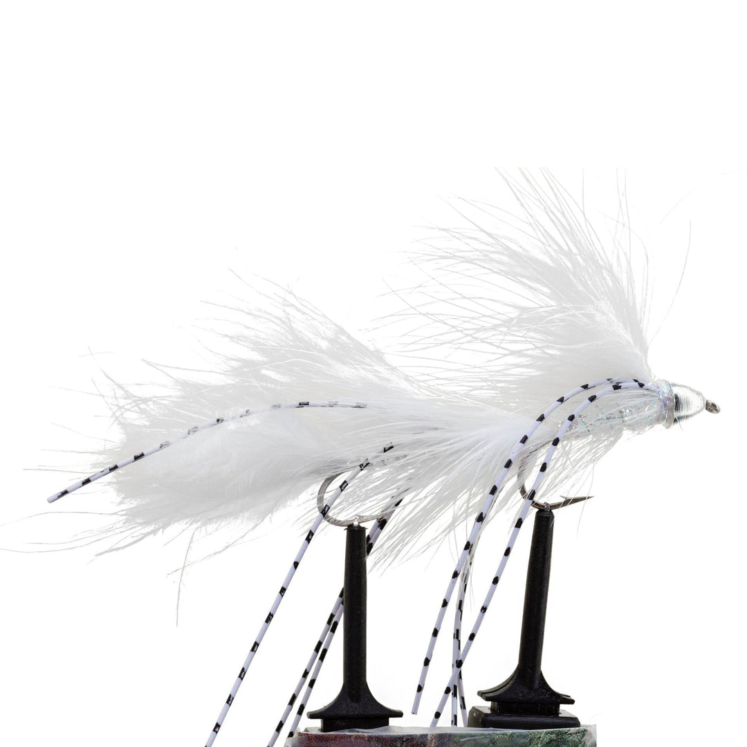 White Peanut Envy - articulated, flies, Streamers, trout streamers | Jackson Hole Fly Company