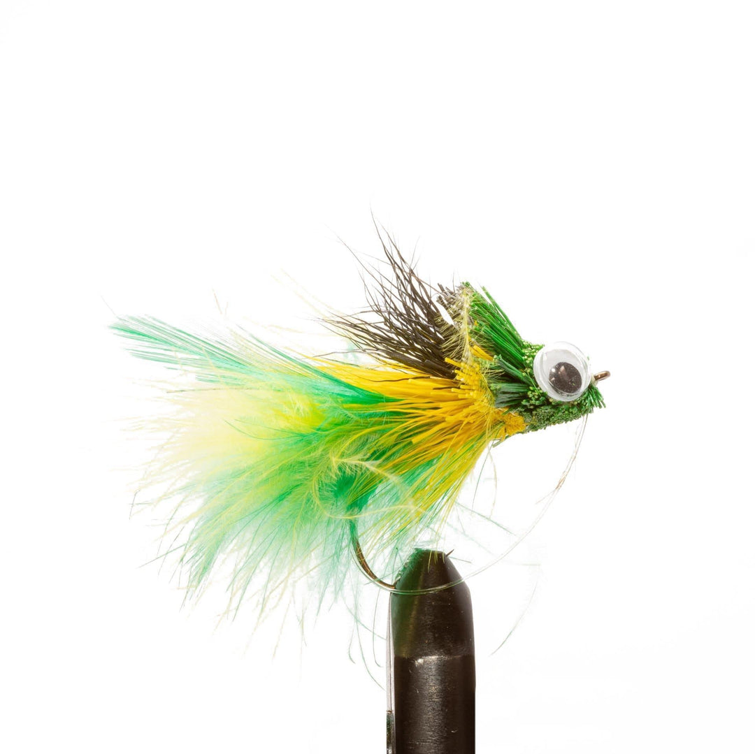 Green/ Yellow Diving Hair Bug - Flies, Streamers | Jackson Hole Fly Company