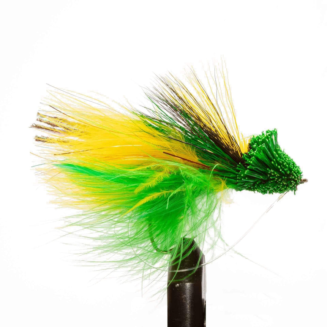 Green/ Yellow Diving Minnow - Flies, Streamers | Jackson Hole Fly Company