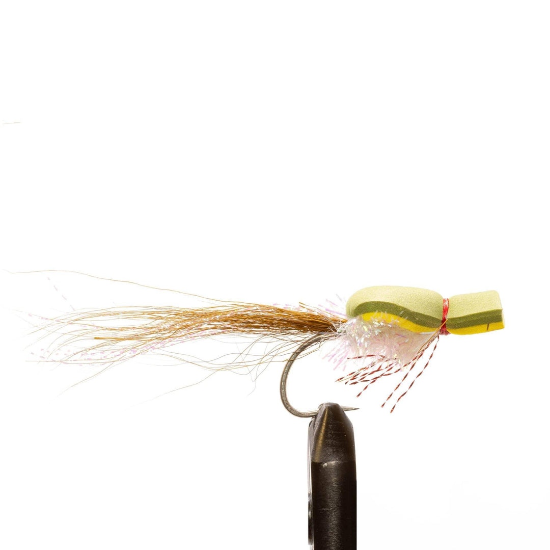 Gurgler Olive/ Yellow - Flies, Saltwater, Streamers | Jackson Hole Fly Company