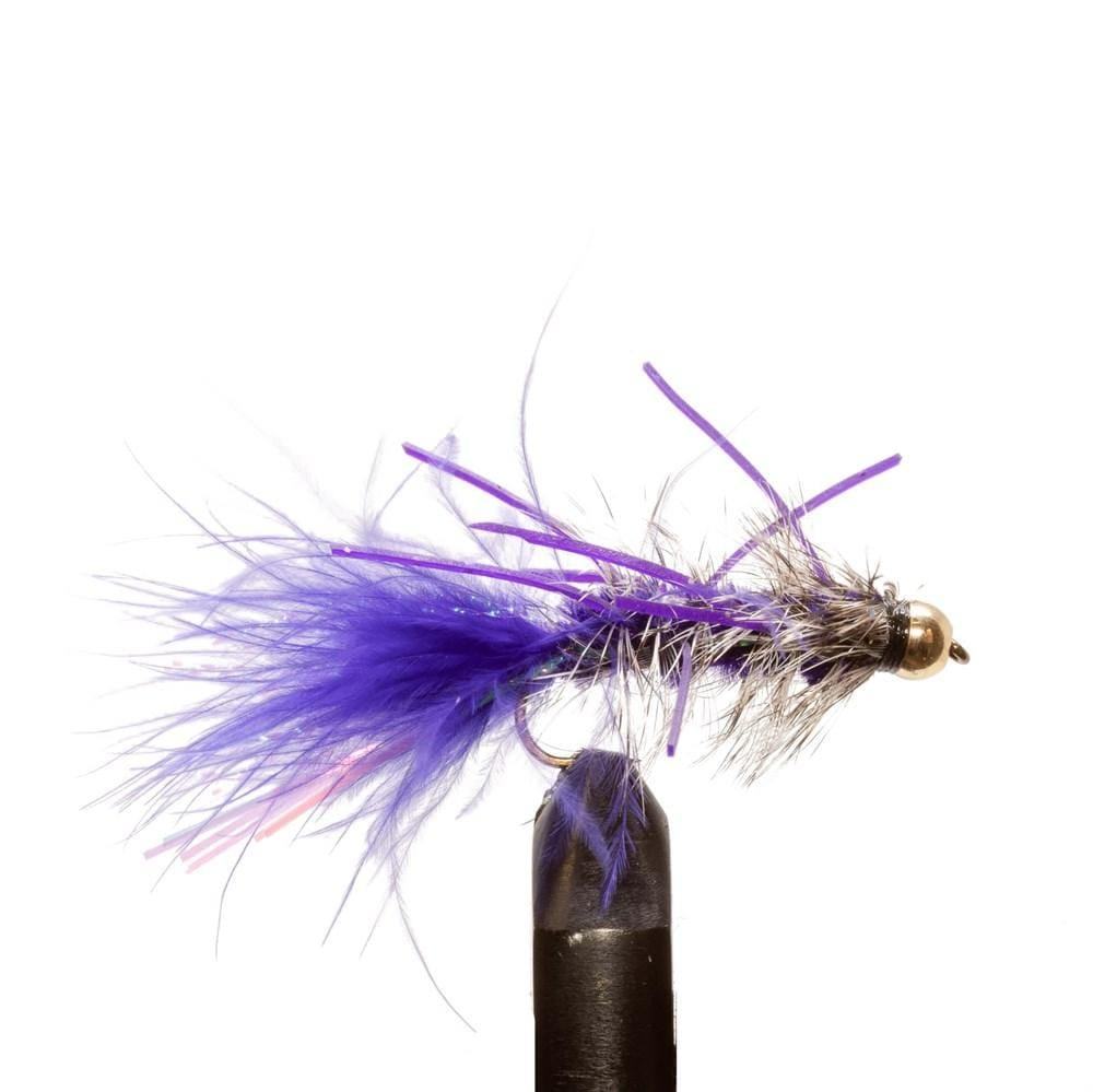 JJ Special Purple Grizzly Beadhead - Flies, Streamers, Wooly Bugger | Jackson Hole Fly Company