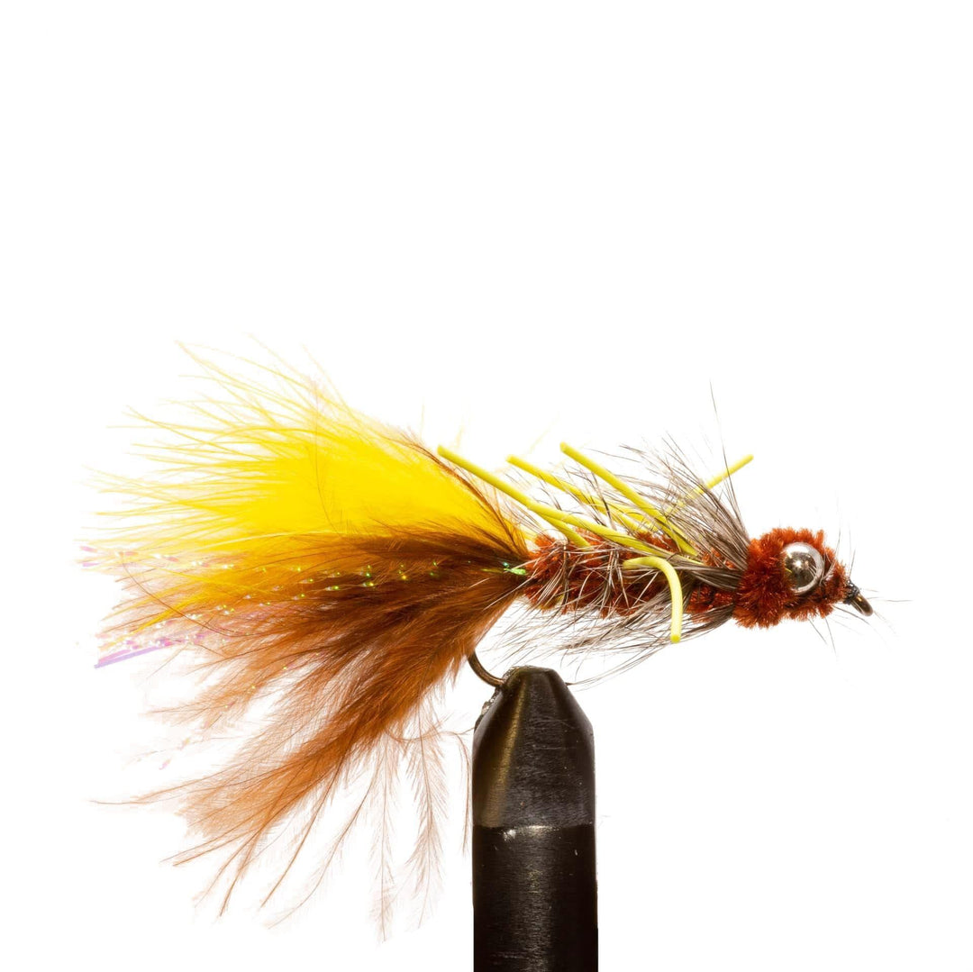 JJ Special Brown/Yellow Double - Flies, Streamers, Wooly Bugger | Jackson Hole Fly Company