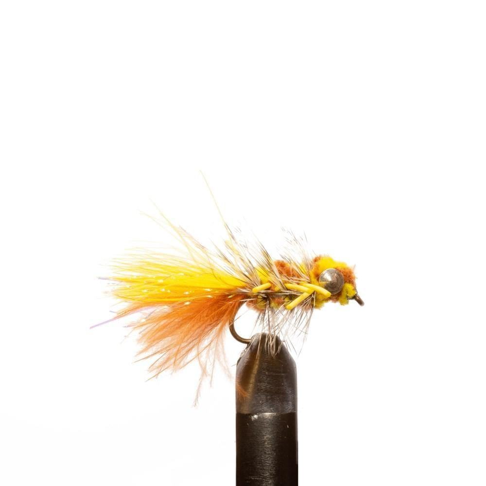 JJ Special Brown/Yellow Dumbell - Flies, Streamers | Jackson Hole Fly Company