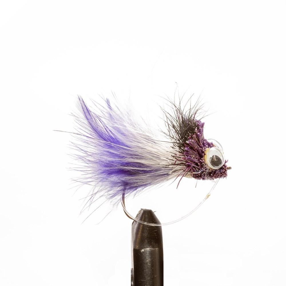 Purple/ White Diving Hair Bug - Flies, Streamers | Jackson Hole Fly Company