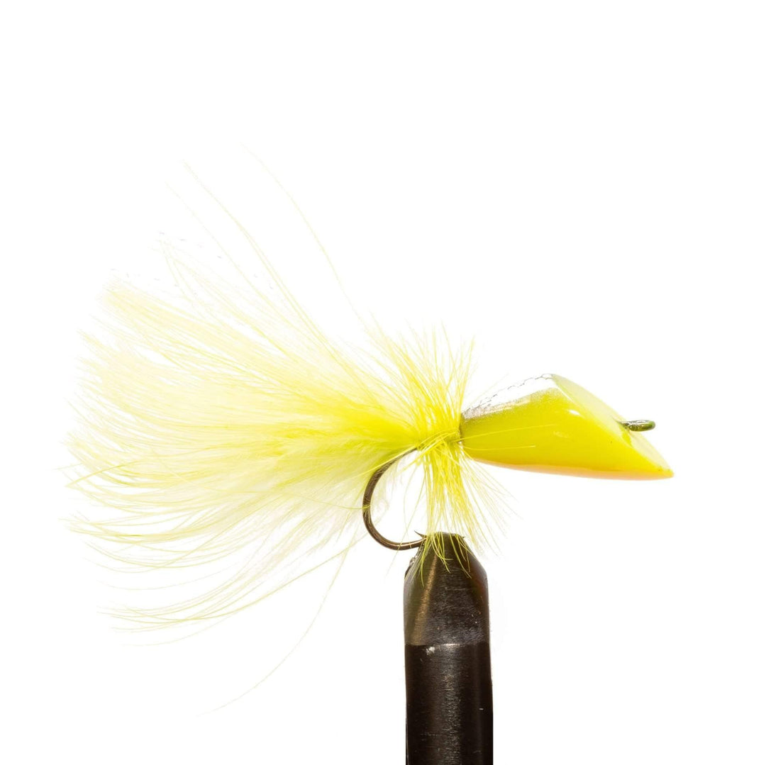 Silver/ Chartreuse Diver - Flies, Poppers | Jackson Hole Fly Company