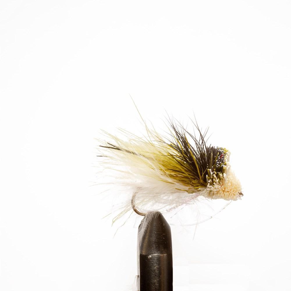 White/ Olive Diving Minnow - Flies, Streamers | Jackson Hole Fly Company