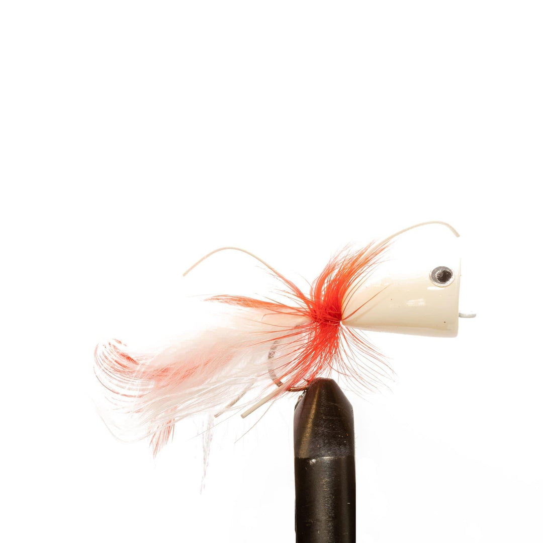 White/ Red Popper Legs - Flies, Poppers | Jackson Hole Fly Company