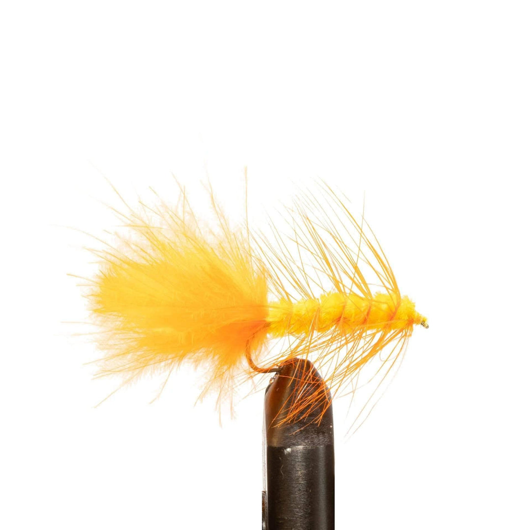 Yellow/Orange Wooly Bugger - Flies, Streamers | Jackson Hole Fly Company