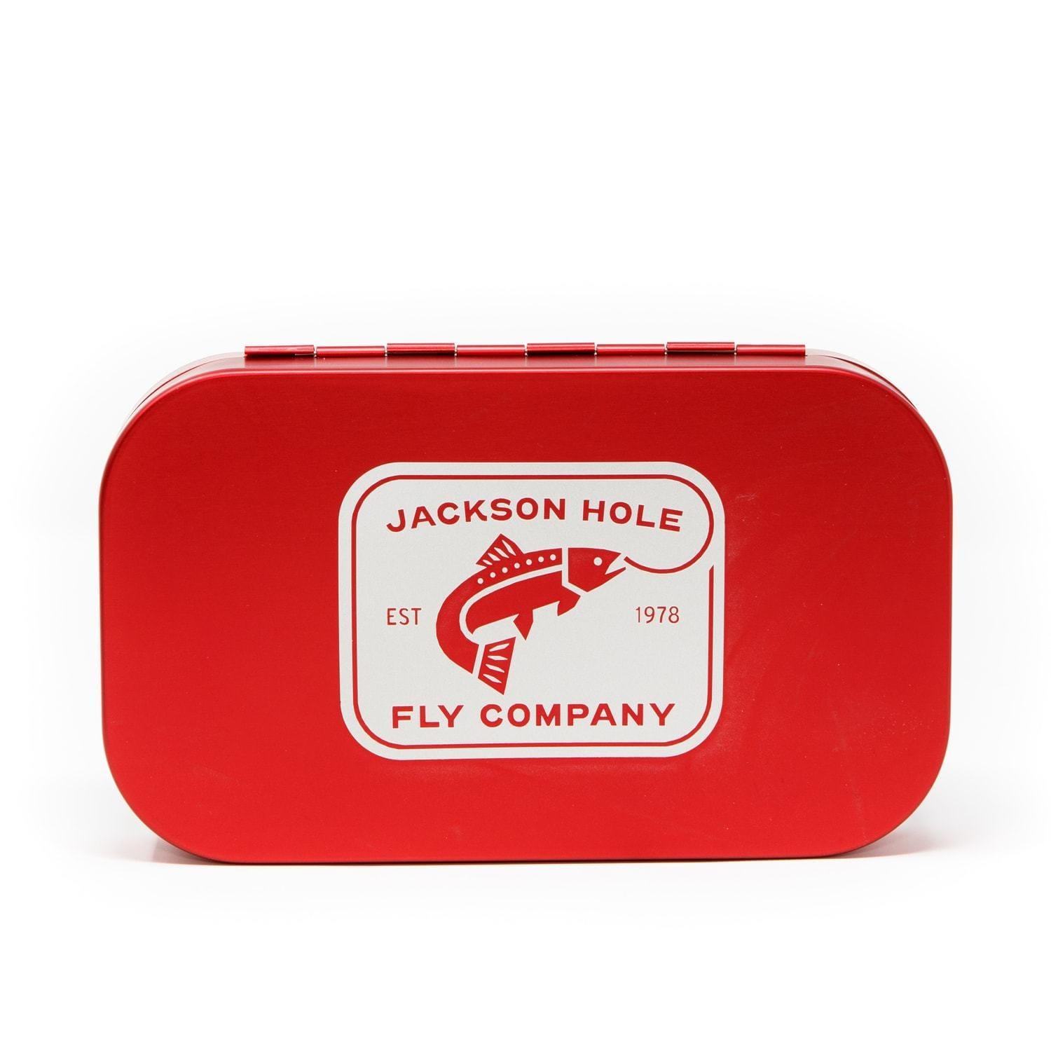 Jackson Hole Fly Company JHFLYCO Aluminum Fly Box, 16 Compartment - Red